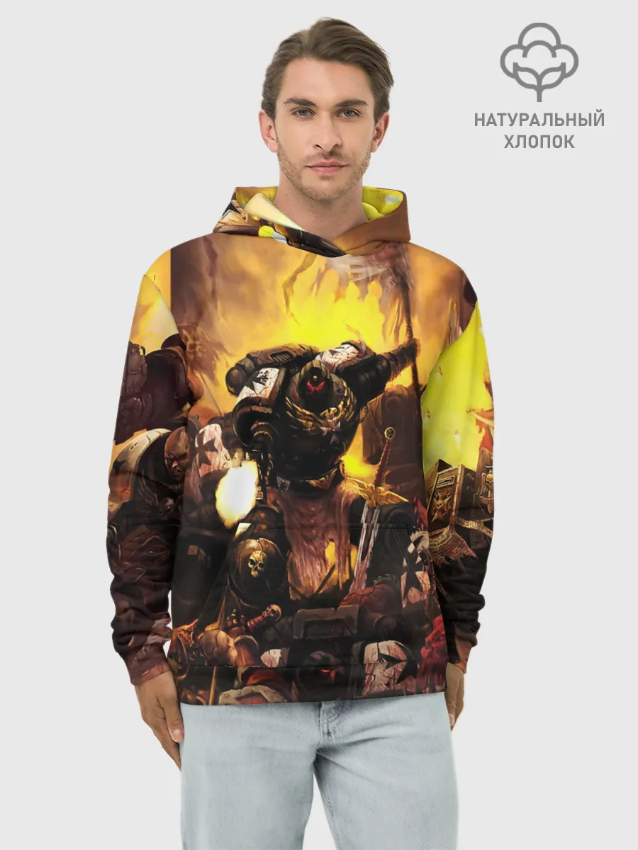 Худи мужской база хлопок / WARHAMMER 40K
