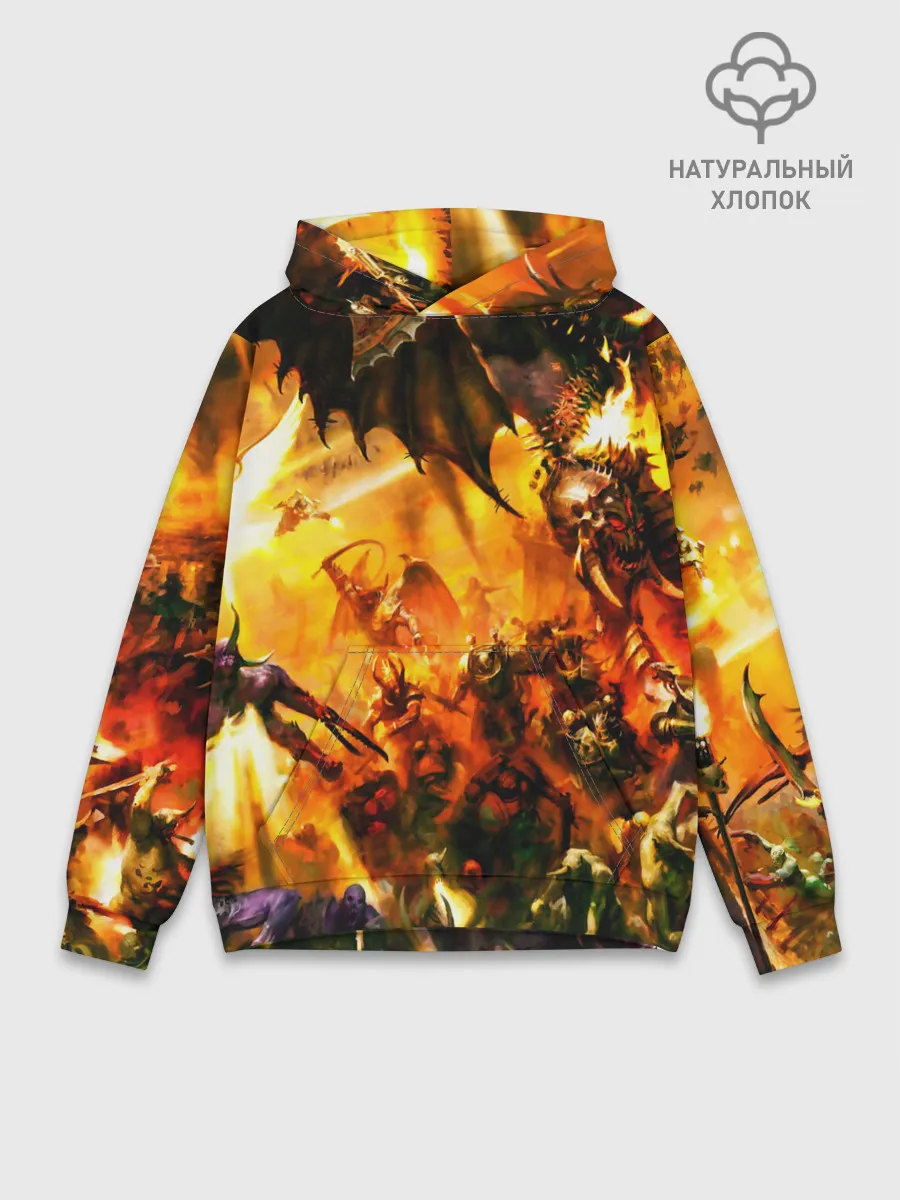 Худи мужской база хлопок / WARHAMMER 40K