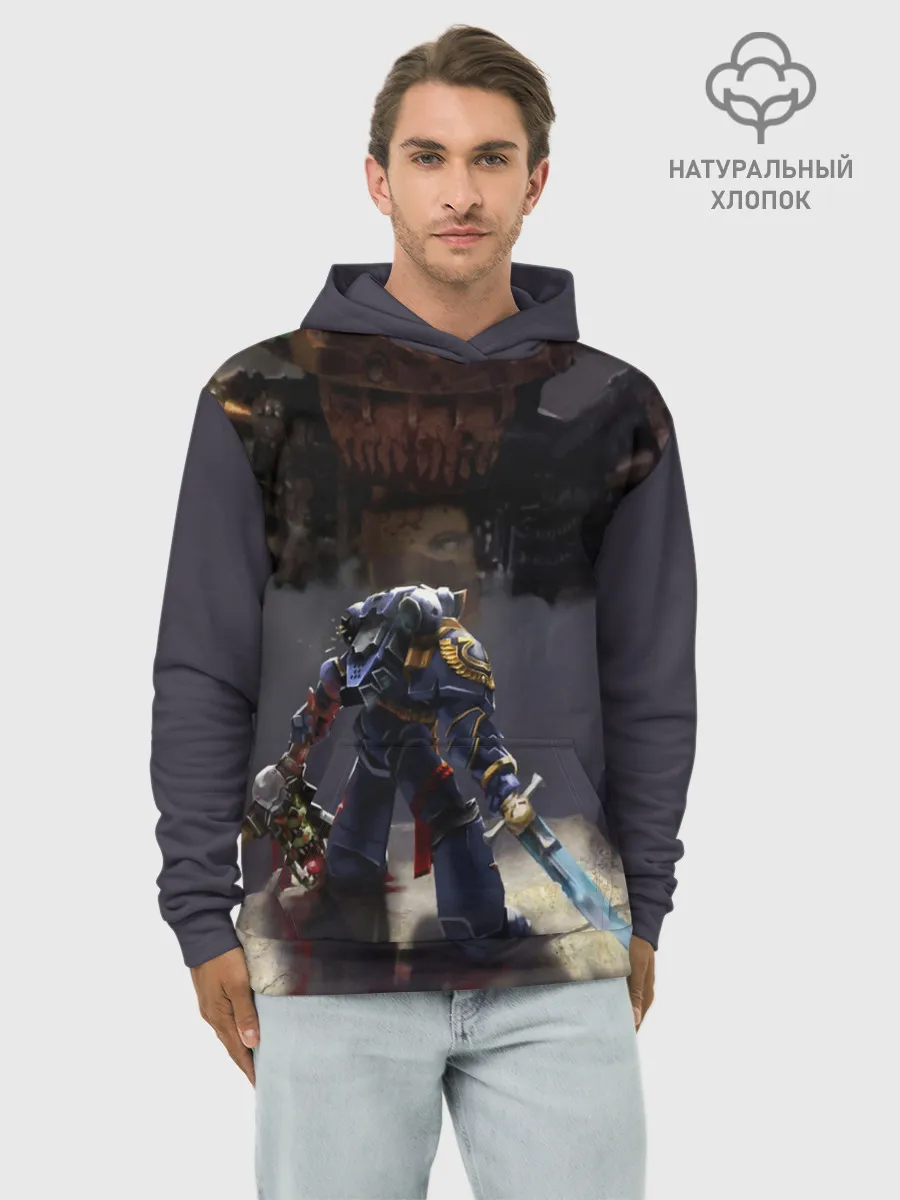 Худи мужской база хлопок / WARHAMMER 40K