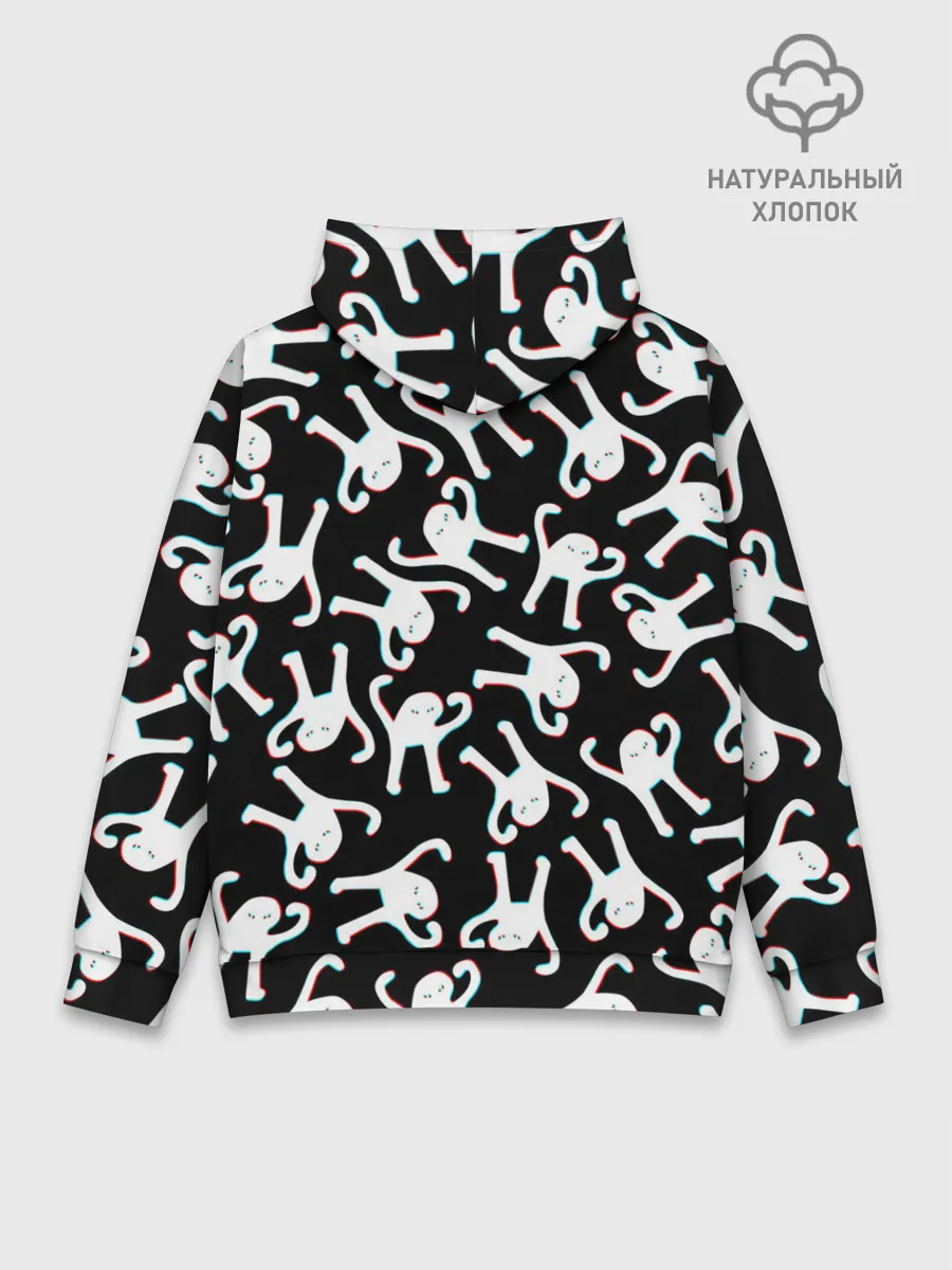 Худи мужской база хлопок / ЪУЪ СЪУКА ГЛИТЧ