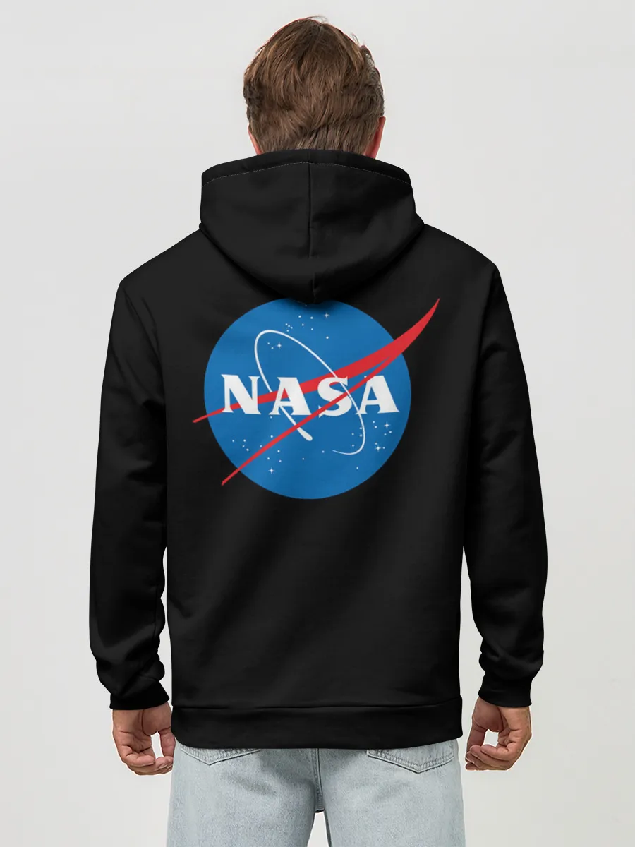 Худи мужской база хлопок / Nasa