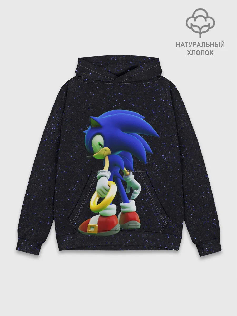 Худи мужской база хлопок / Sonic