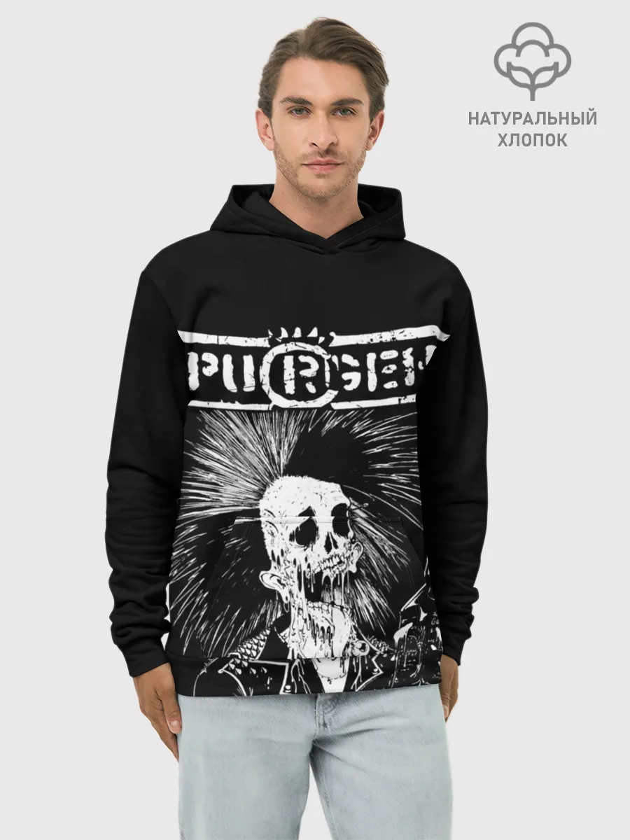 Худи мужской база хлопок / Purgen