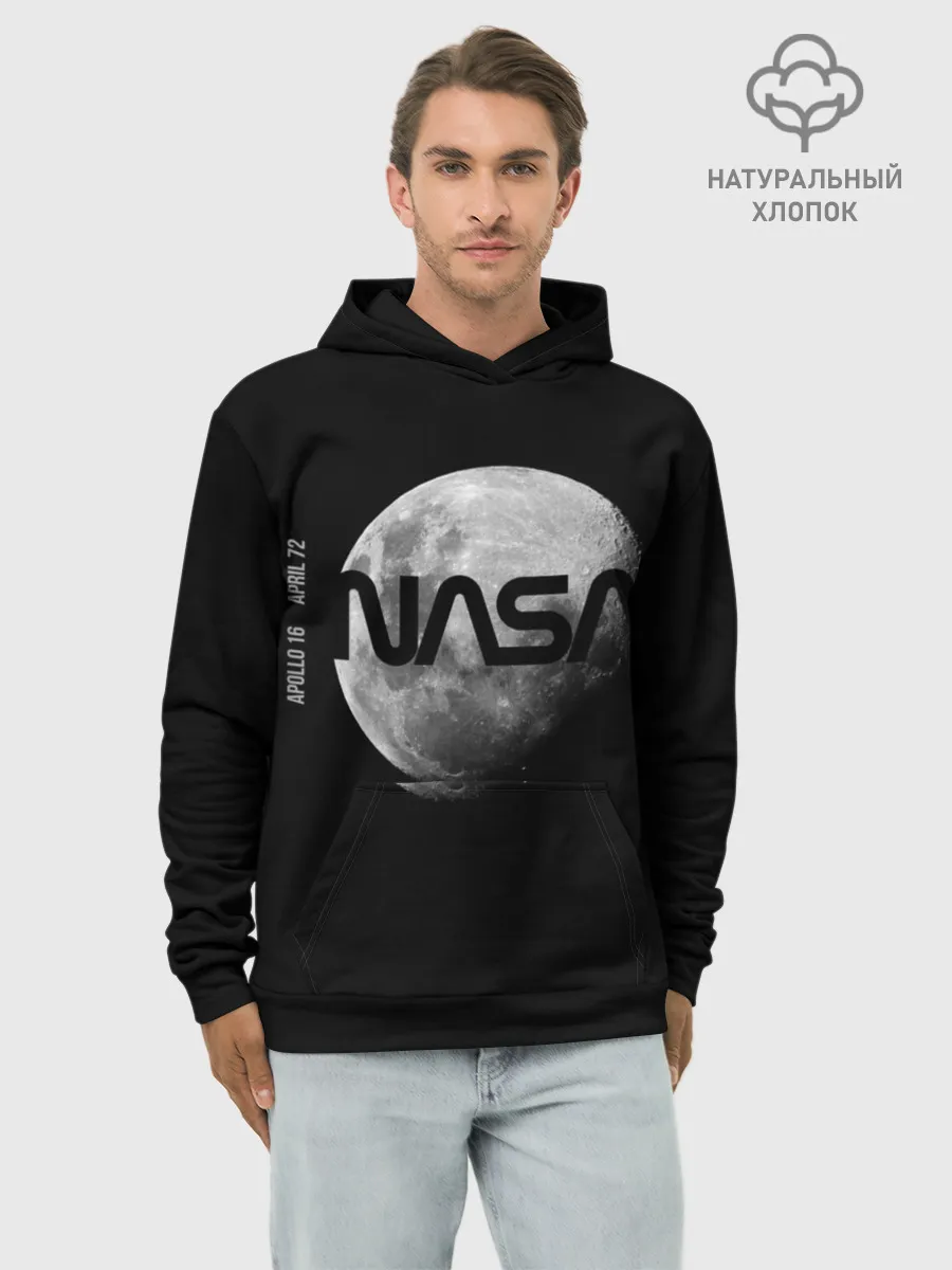 Худи мужской база хлопок / Nasa Apollo 16
