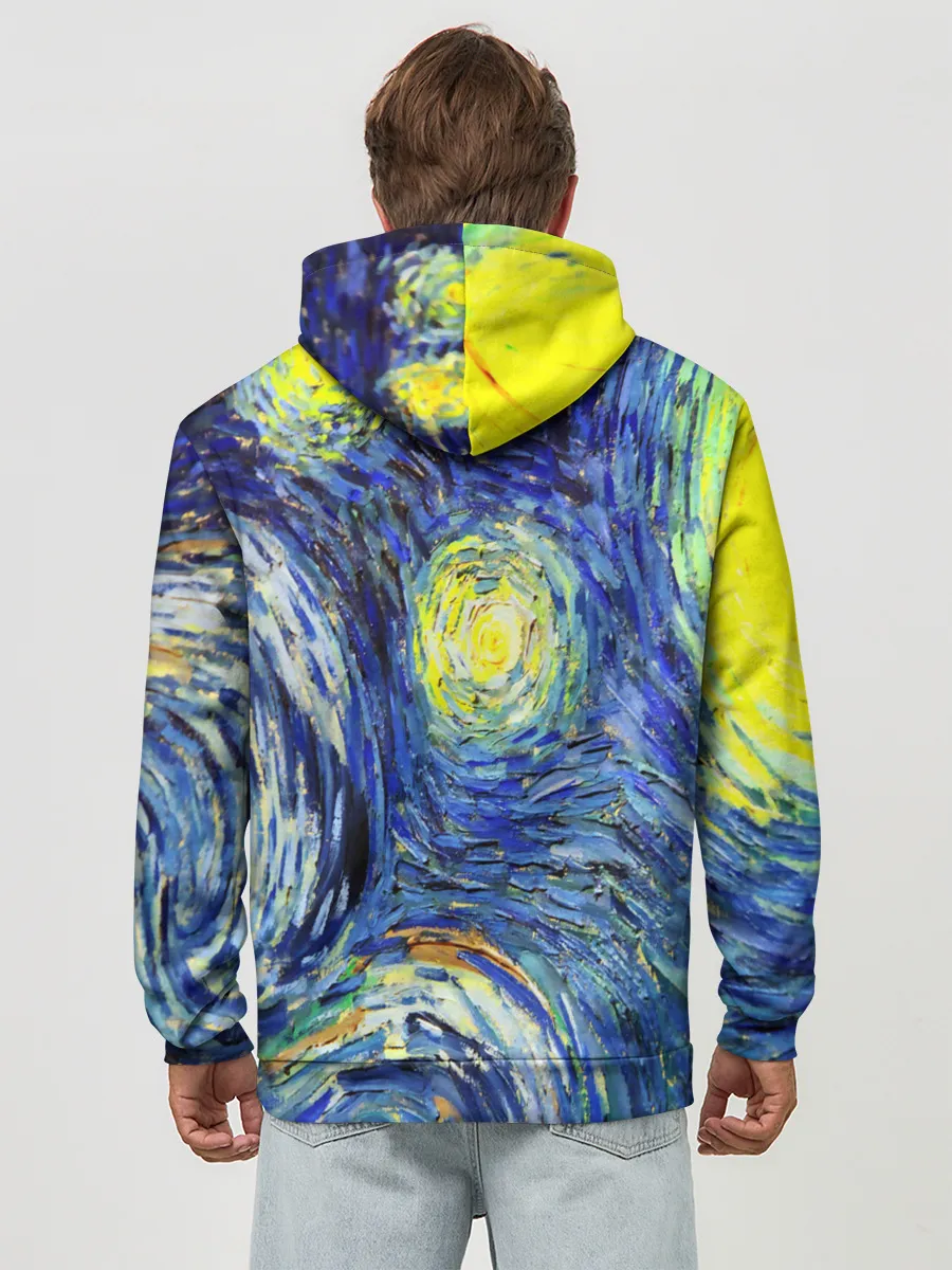 Худи мужской база хлопок / ИМПРЕССИОНИЗМ ВАНГОГ