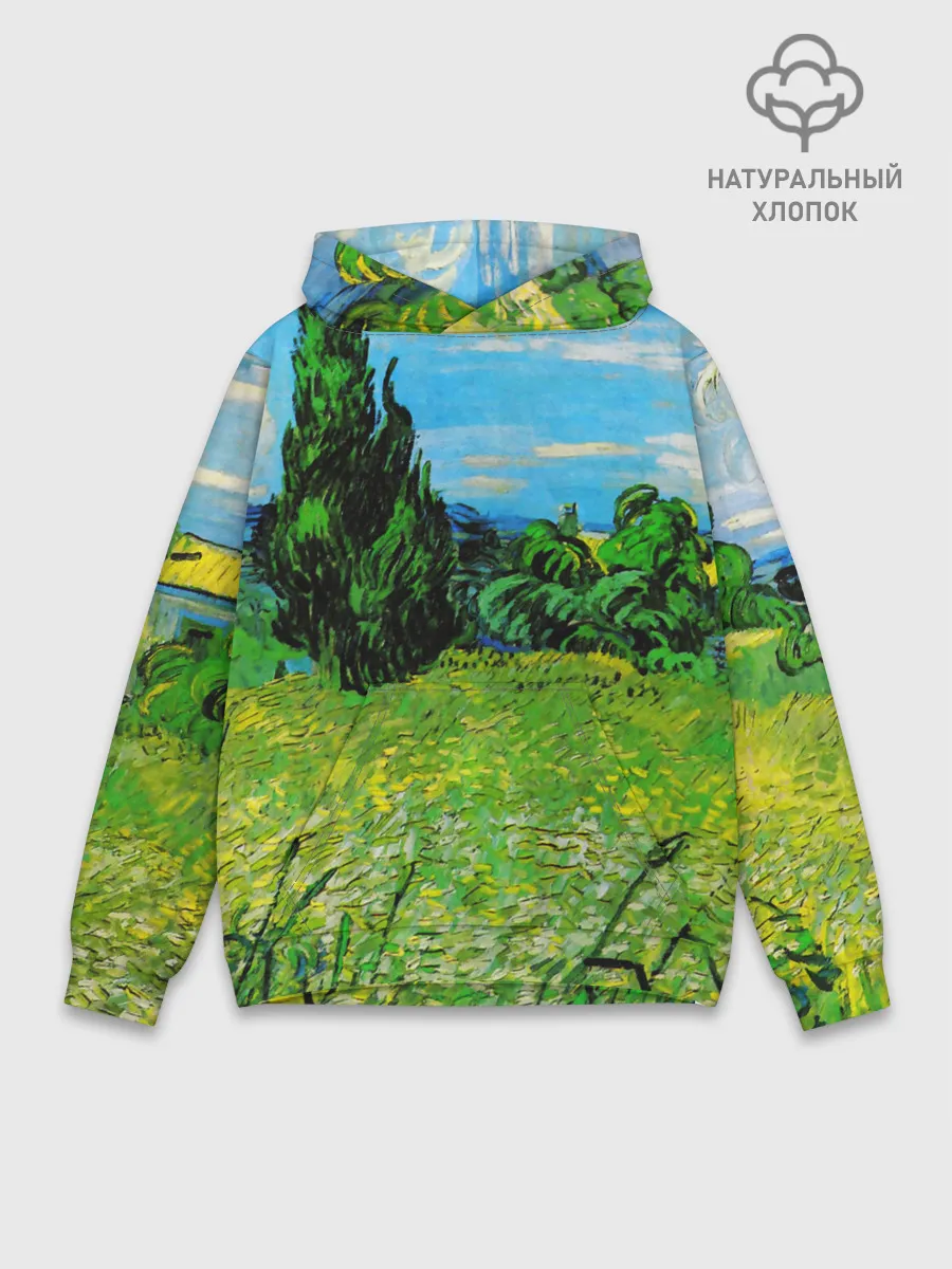 Худи мужской база хлопок / ВАНГОГ