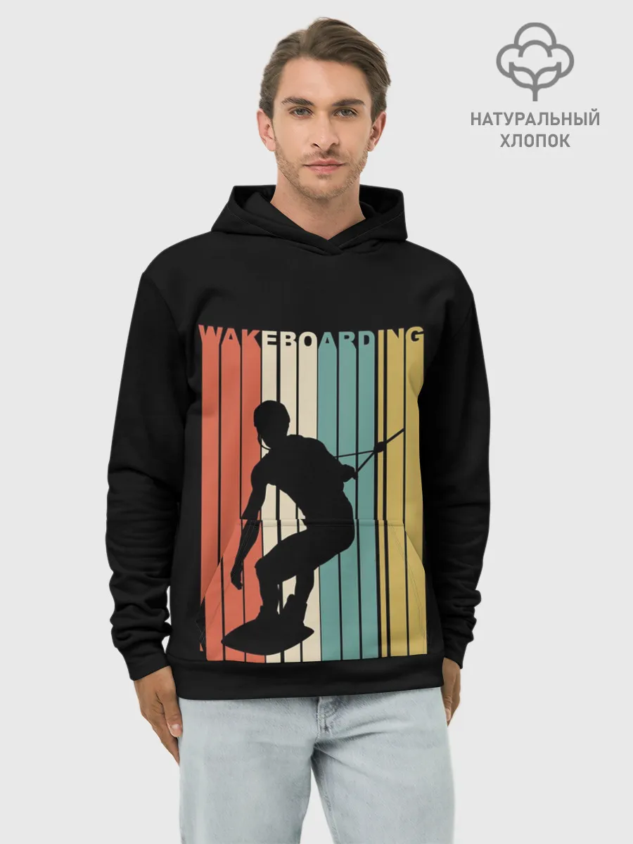 Худи мужской база хлопок / Wakeboarding