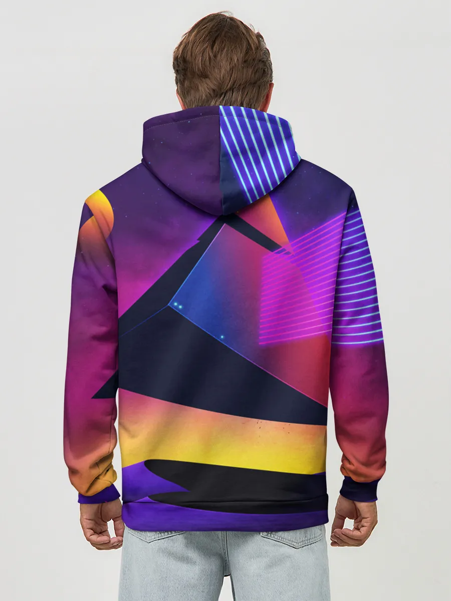 Худи мужской база хлопок / СТИЛЬ ГЕОМЕТРИЯ