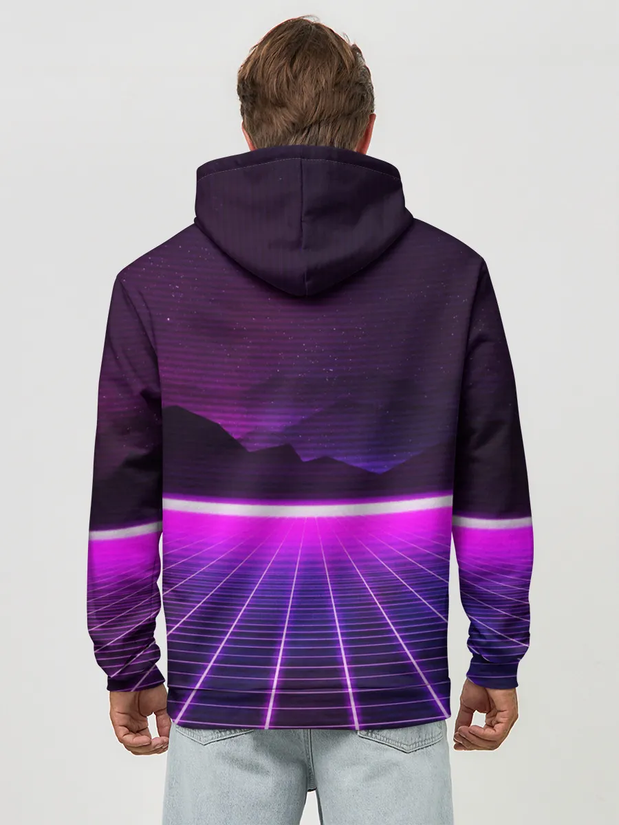 Худи мужской база хлопок / 90 YEARS sunrise