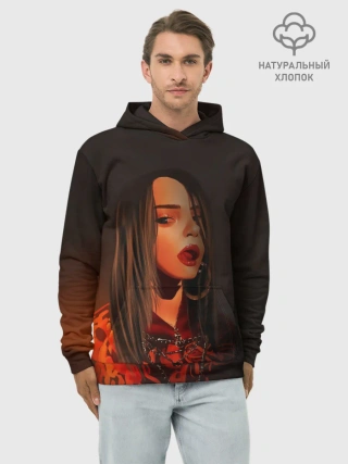 Худи мужской база хлопок / Billie Eilish