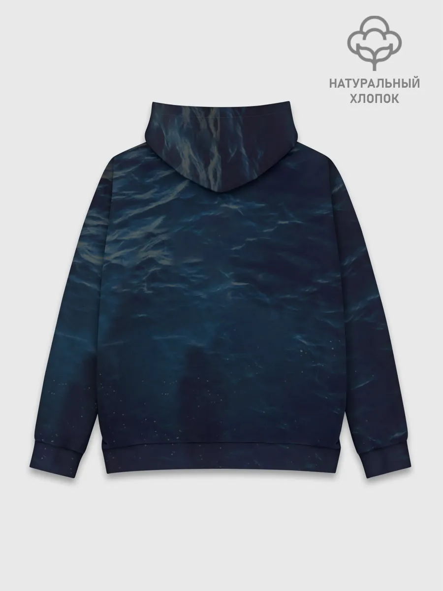 Худи мужской база хлопок / Billie Eilish Ocean Eyes