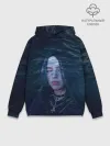 Худи мужской база хлопок / Billie Eilish Ocean Eyes