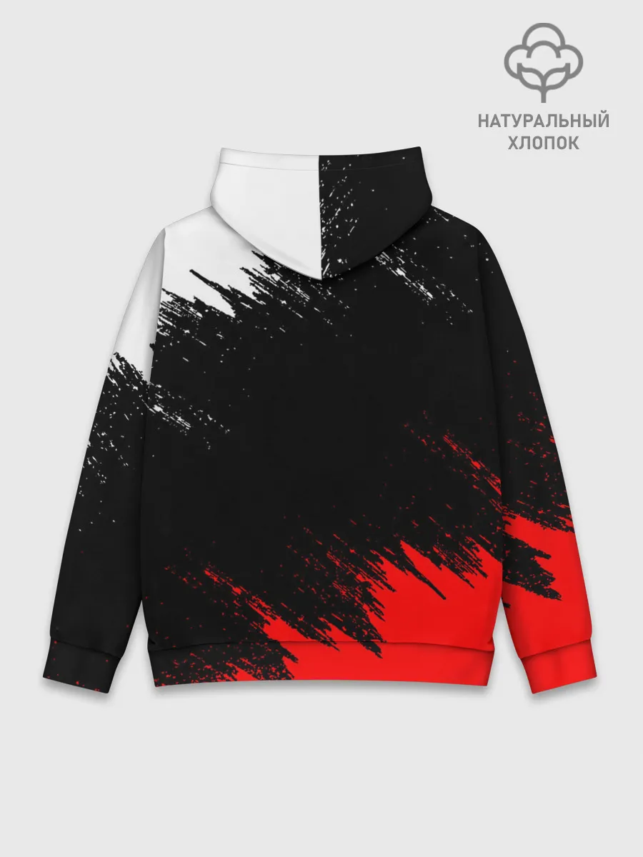 Худи мужской база хлопок / БРЫЗГИ КРАСОК