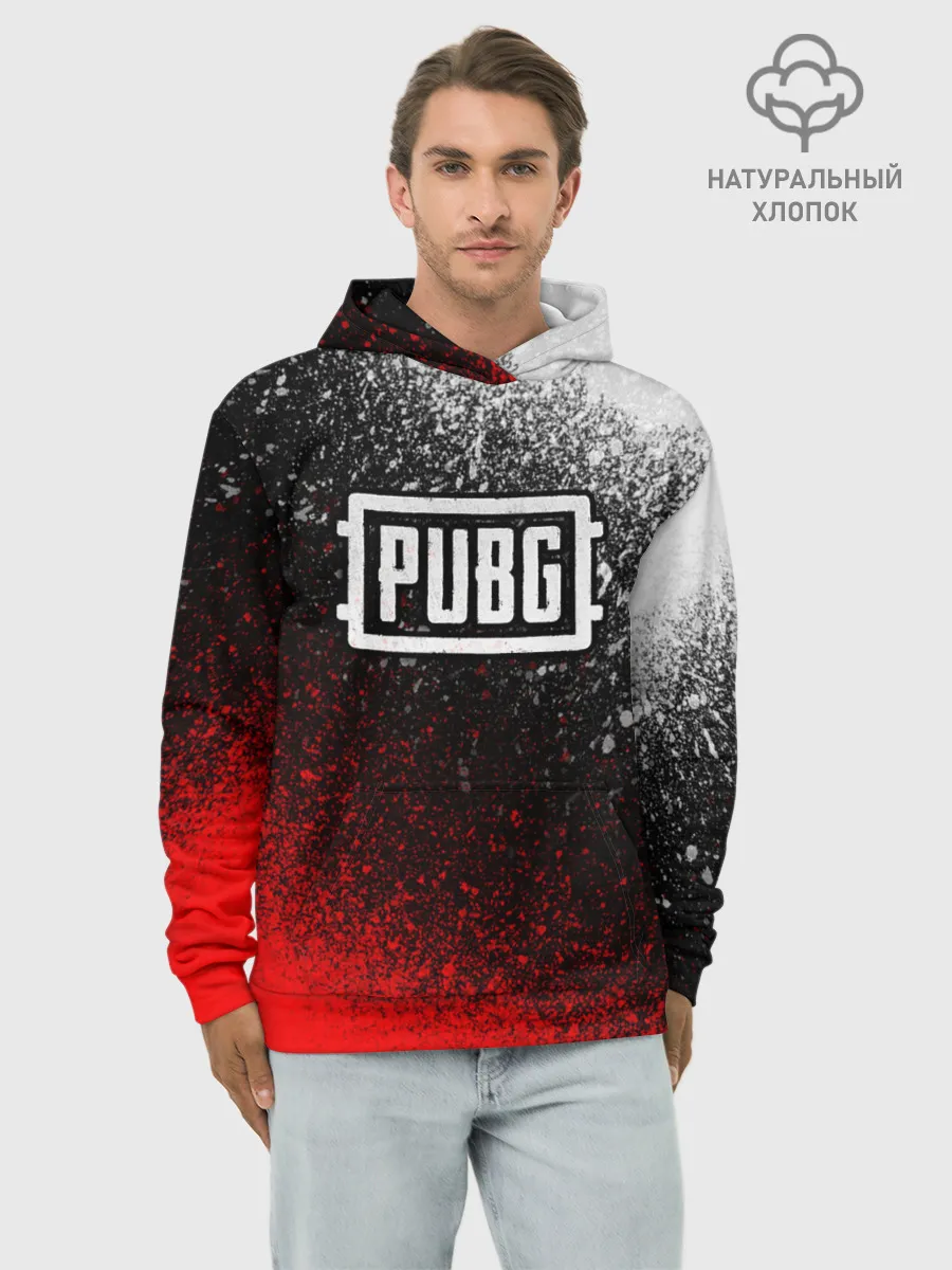 Худи мужской база хлопок / PUBG