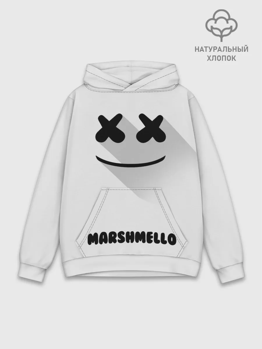 Худи мужской база хлопок / РЮКЗАК MARSHMELLO