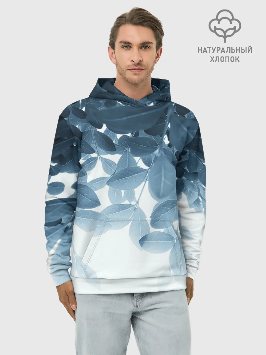 Худи мужской база хлопок / Тропики
