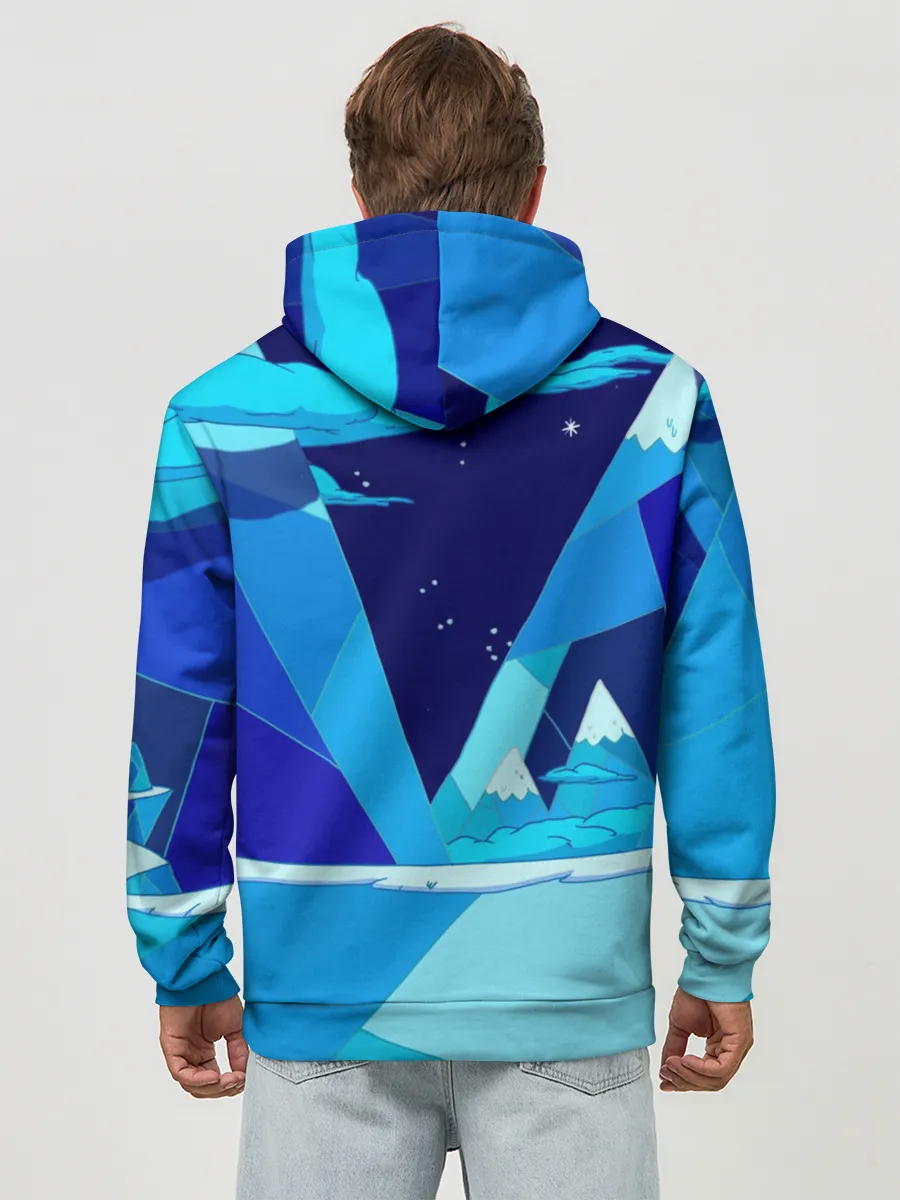 Худи мужской база хлопок / Ледяной король