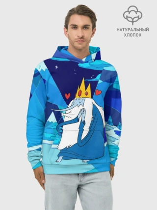 Худи мужской база хлопок / Ледяной король