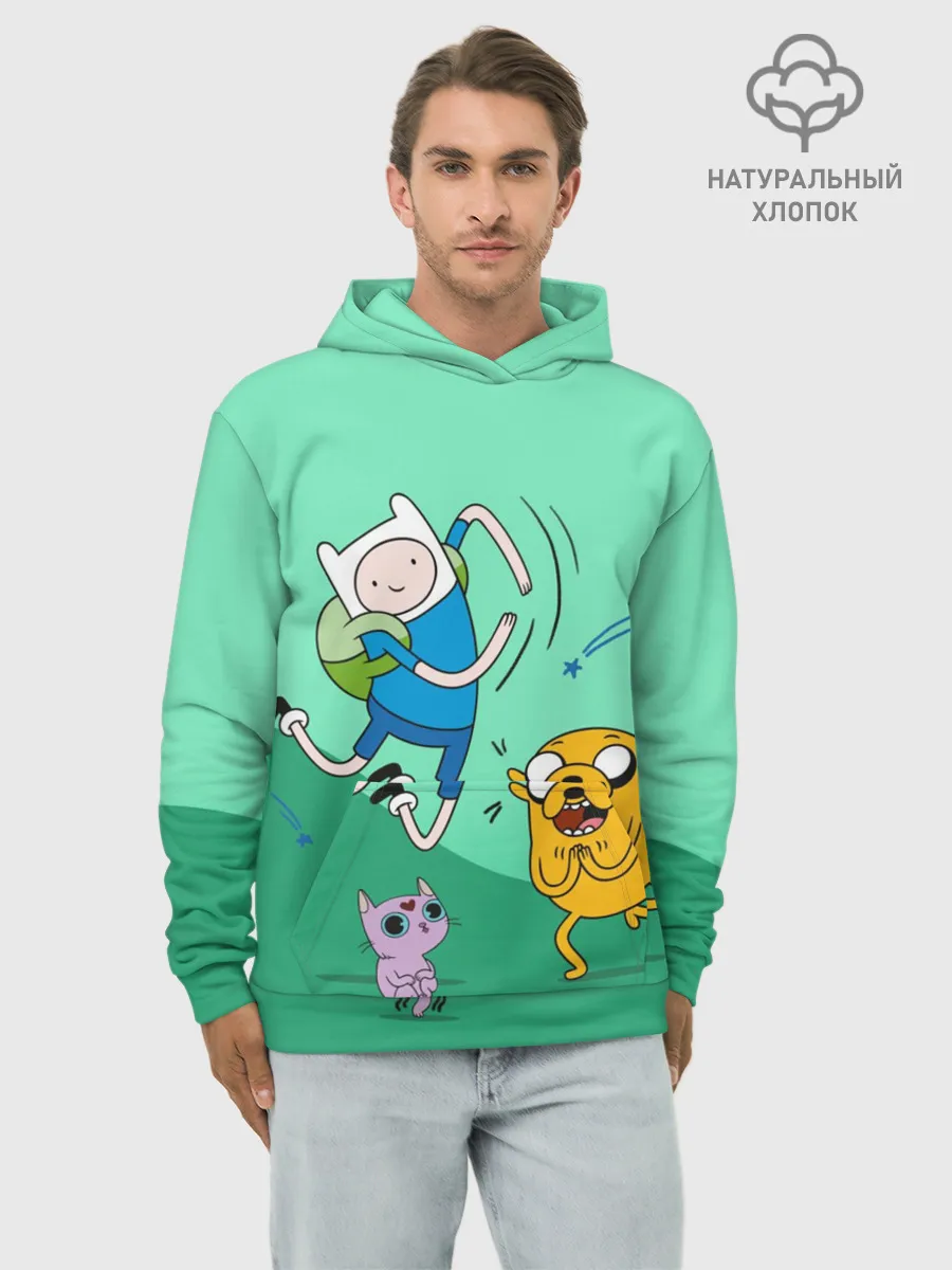 Худи мужской база хлопок / Flex