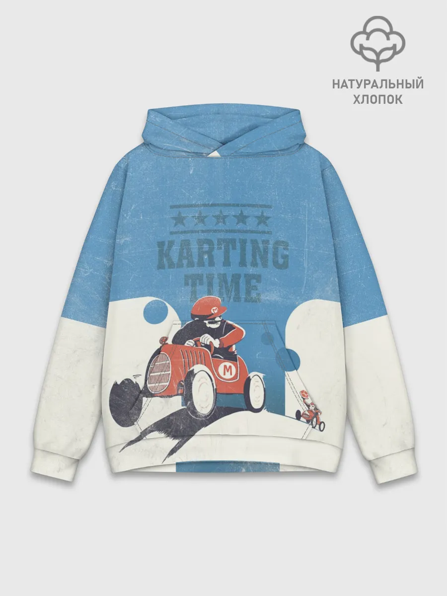Худи мужской база хлопок / Karting time