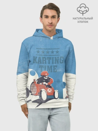 Худи мужской база хлопок / Karting time