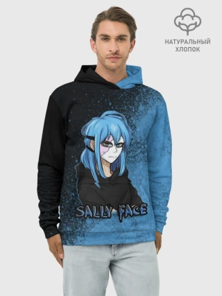 Худи мужской база хлопок / Sally face