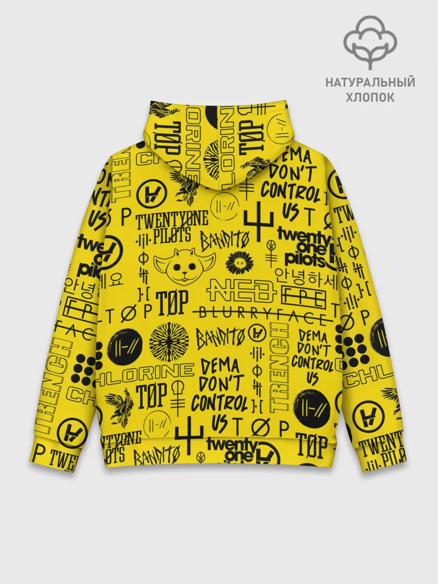 Худи мужской база хлопок / TWENTY ONE PILOTS