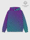 Худи мужской база хлопок / Checkerboard gradient