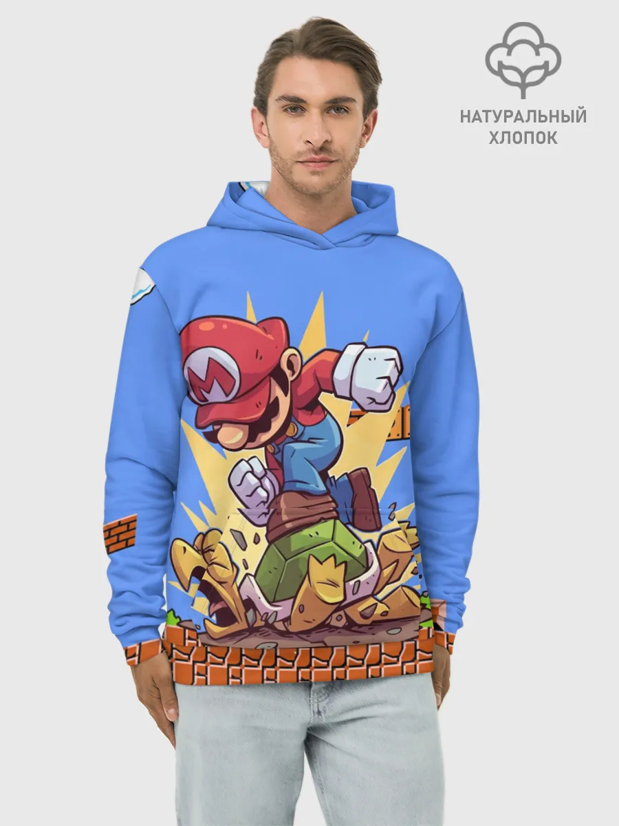 Худи мужской база хлопок / Марио