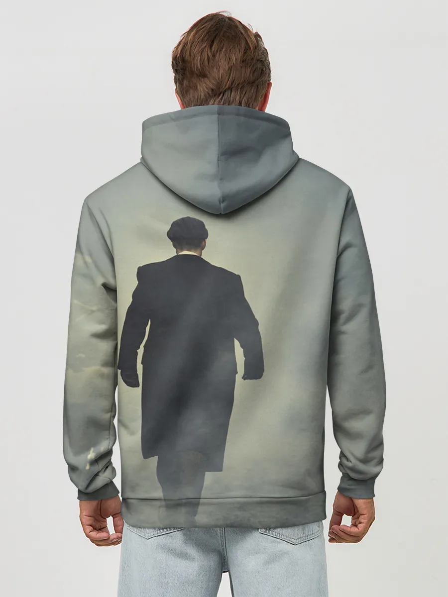 Худи мужской база хлопок / Острые козырьки