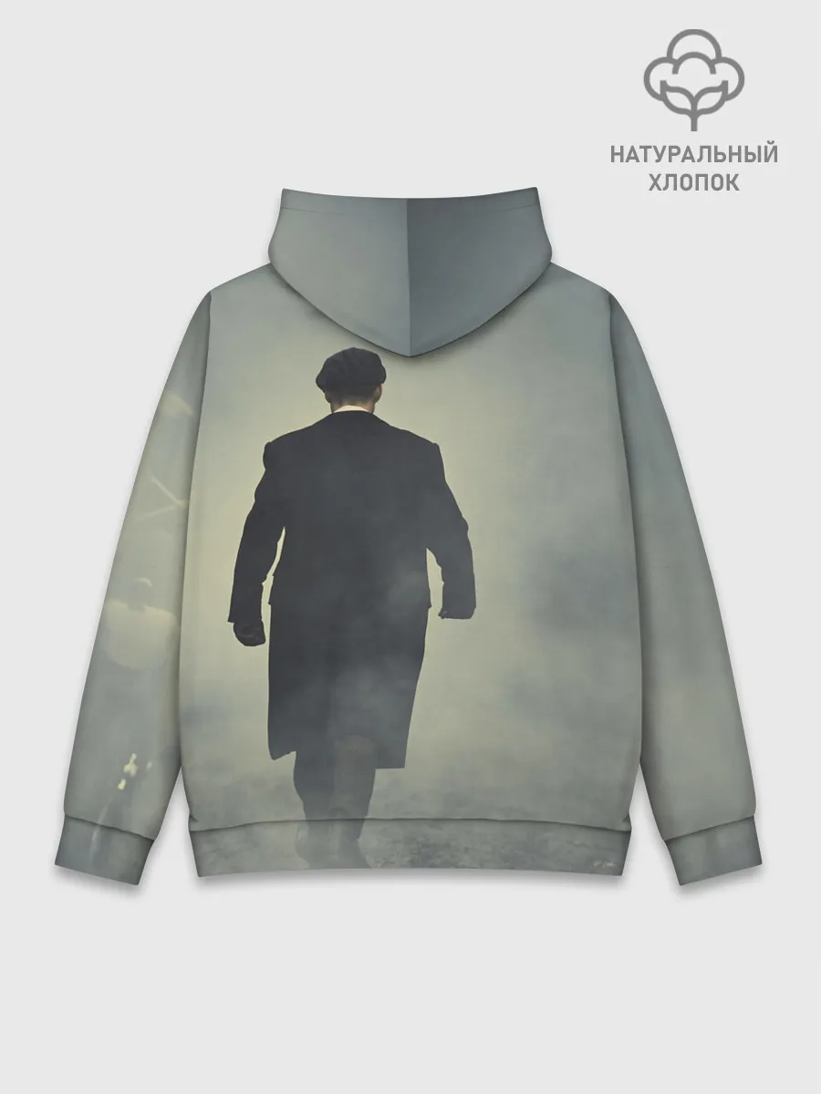 Худи мужской база хлопок / Острые козырьки