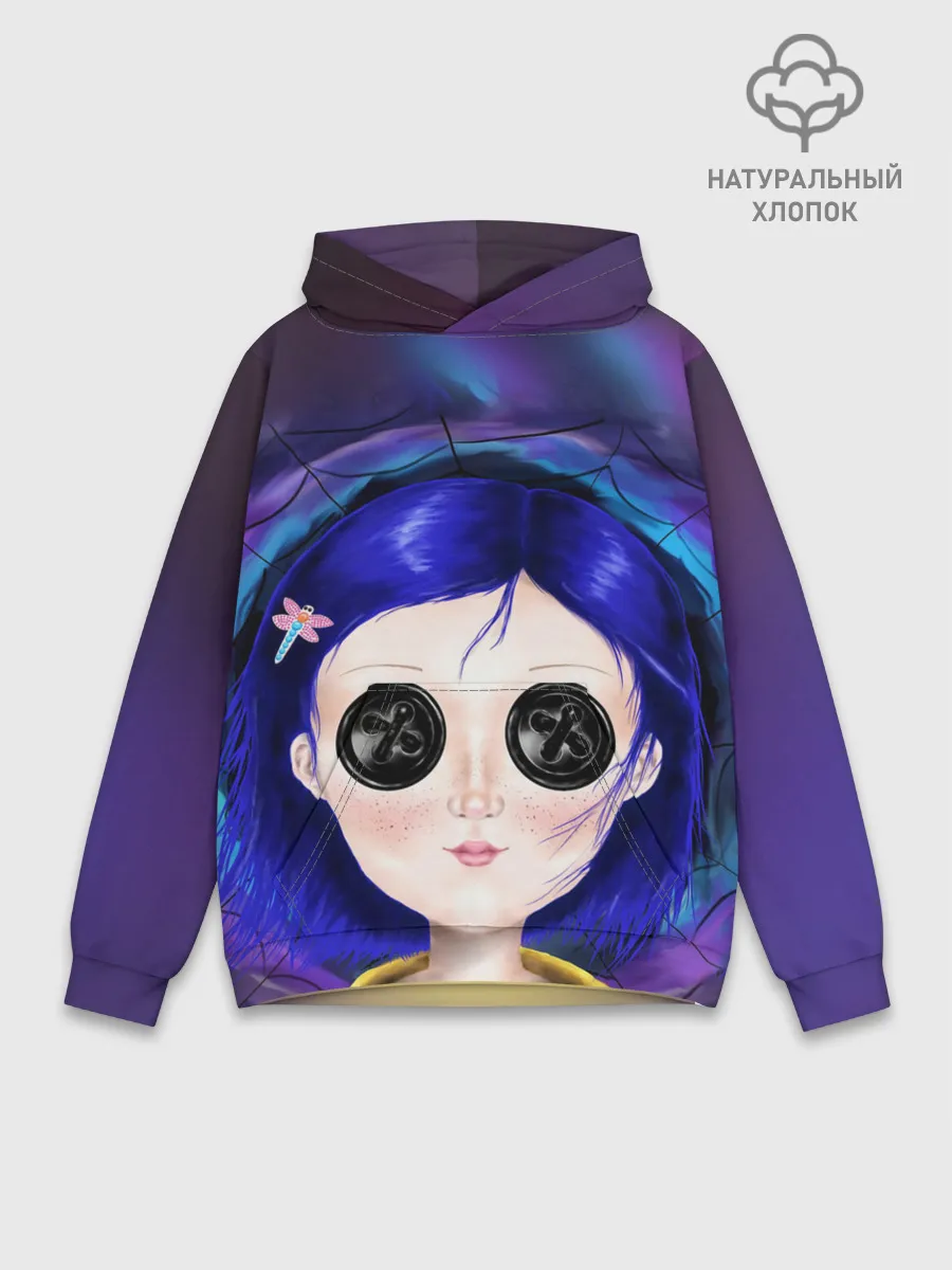 Худи мужской база хлопок / Coraline