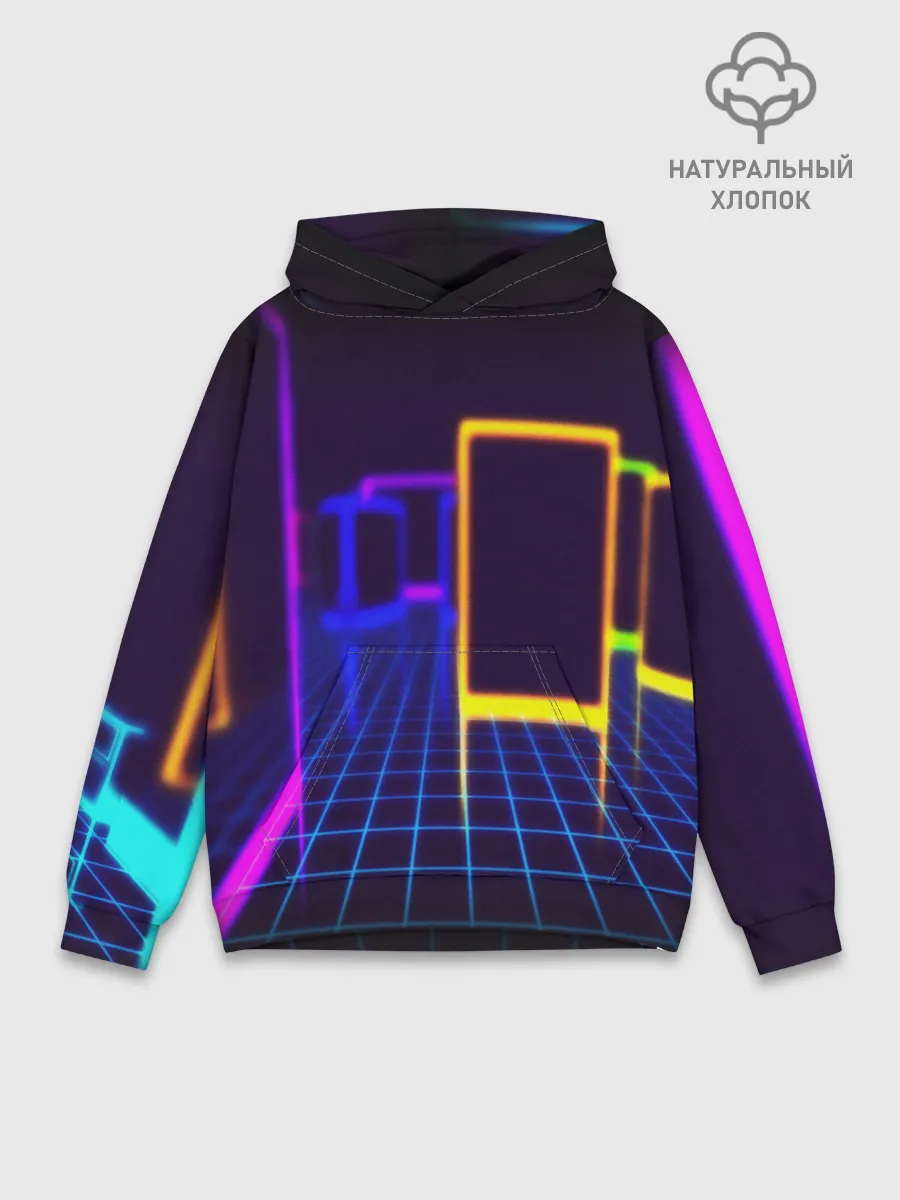 Худи мужской база хлопок / NEON STYLE