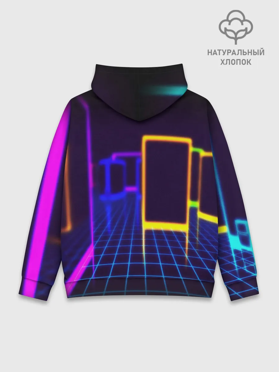 Худи мужской база хлопок / NEON STYLE