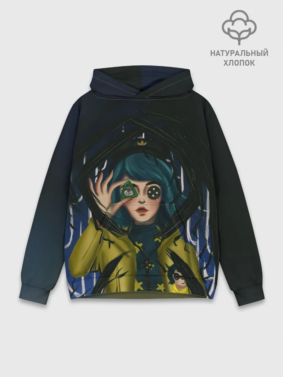 Худи мужской база хлопок / Coraline