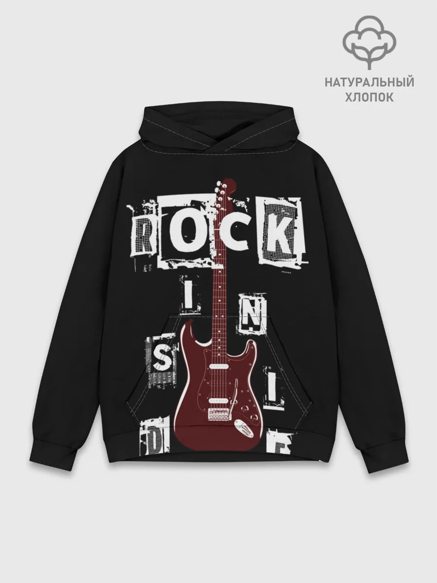 Худи мужской база хлопок / Rock