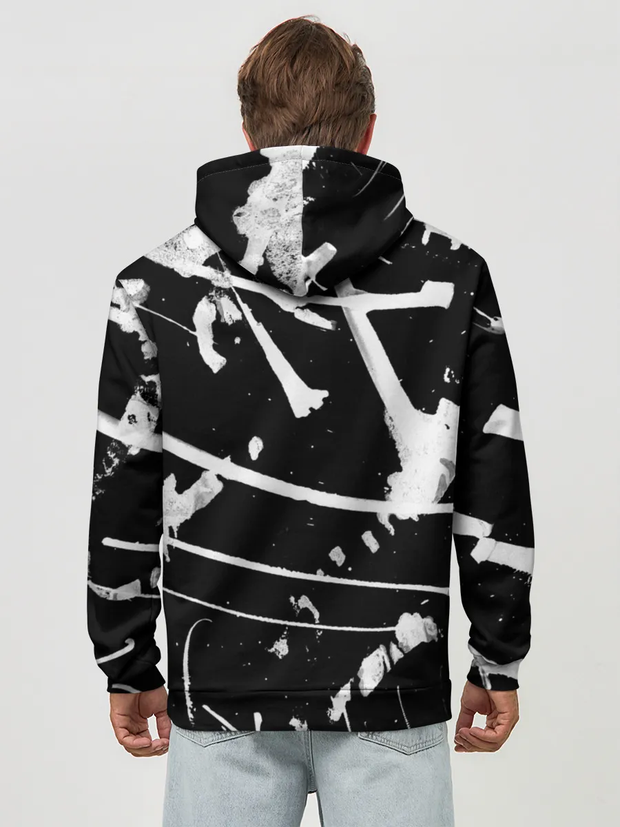 Худи мужской база хлопок / KIZARU - HAUNTED FAMILY