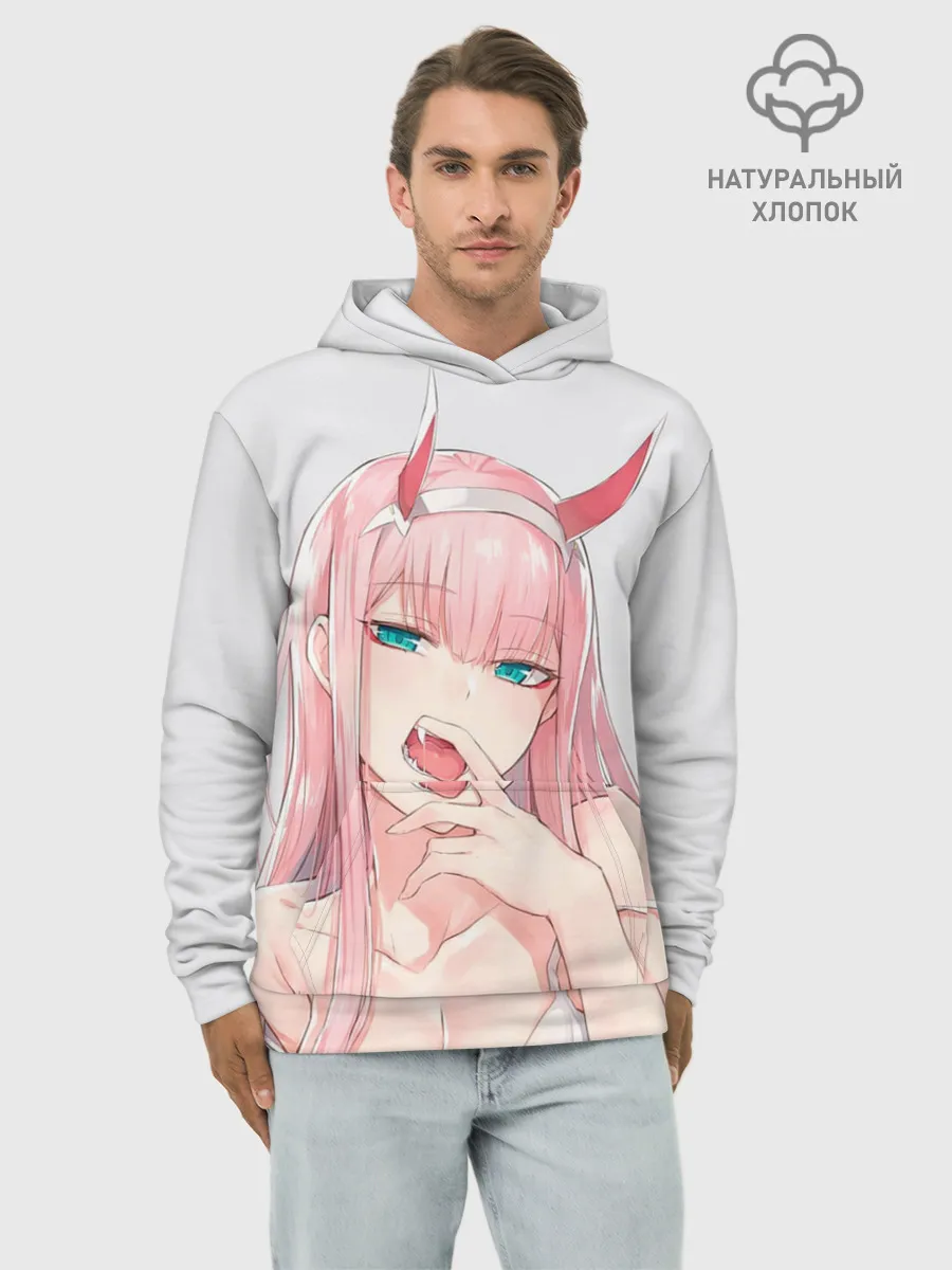 Худи мужской база хлопок / Senpai 02