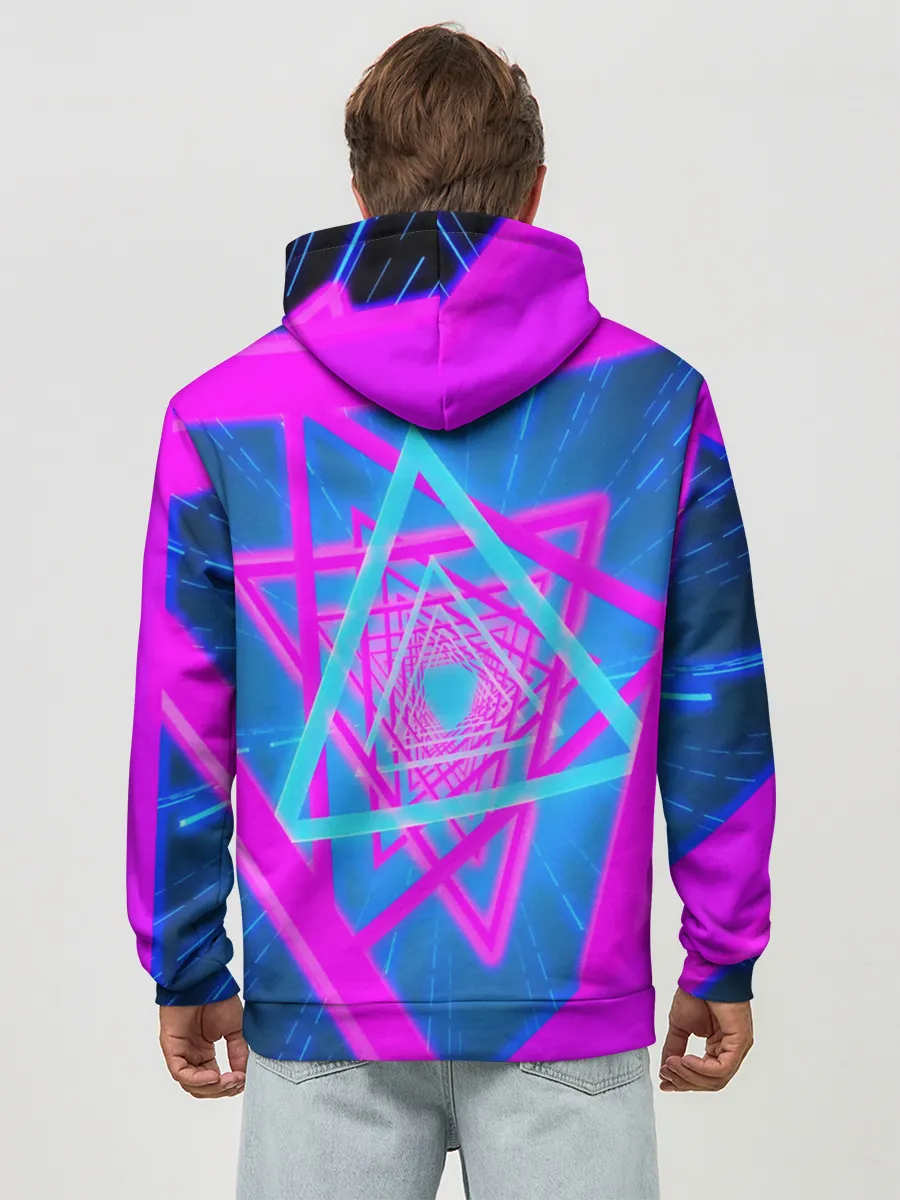 Худи мужской база хлопок / MUSIC NEON