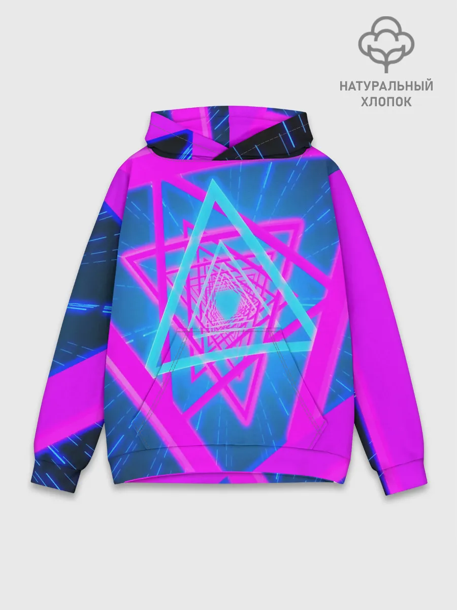 Худи мужской база хлопок / MUSIC NEON