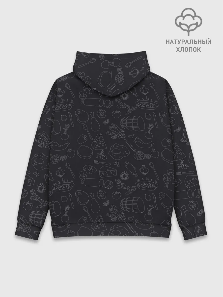 Худи мужской база хлопок / Что за хрень, где еда?
