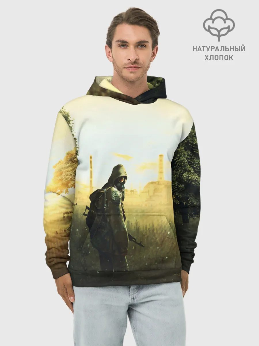 Худи мужской база хлопок / STALKER