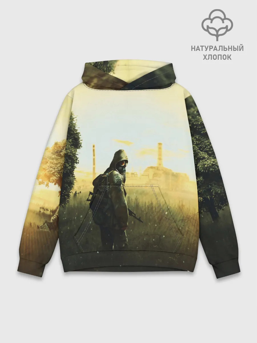 Худи мужской база хлопок / STALKER