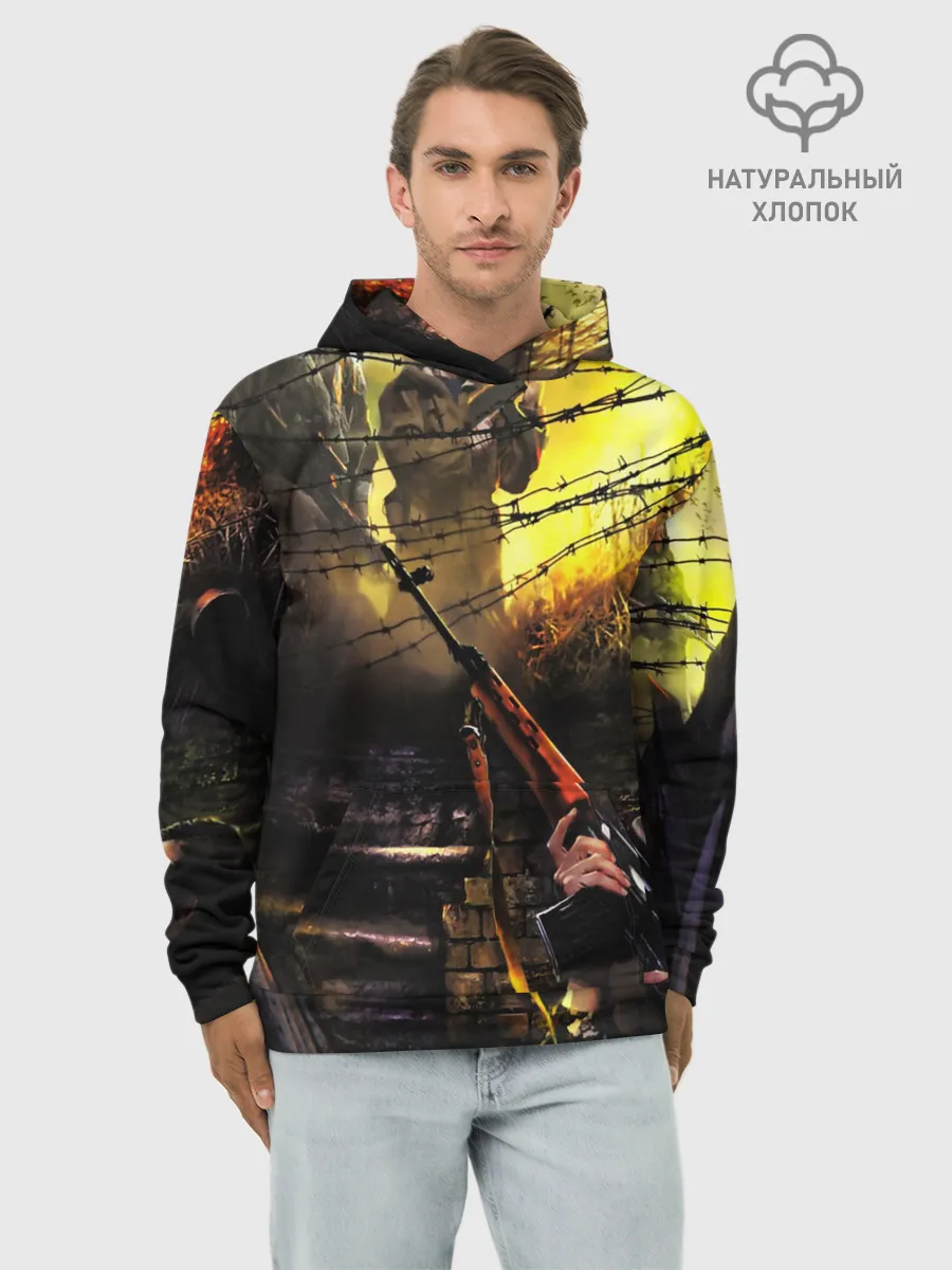 Худи мужской база хлопок / STALKER