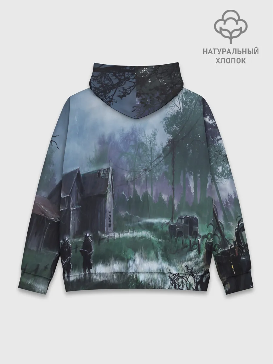 Худи мужской база хлопок / STALKER
