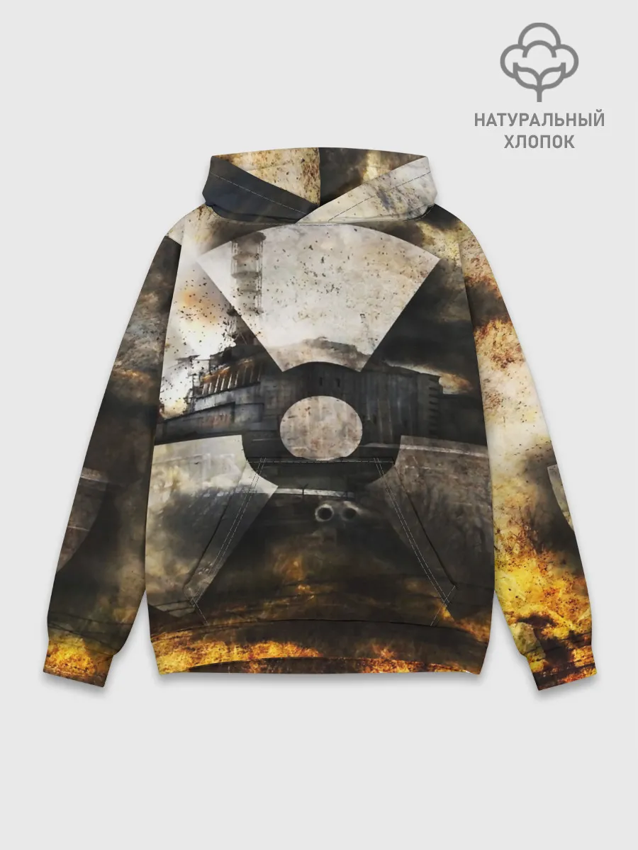 Худи мужской база хлопок / СТАЛКЕР