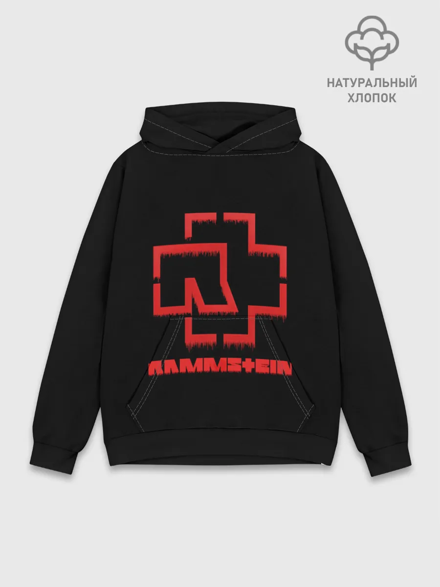Худи мужской база хлопок / Rammstein