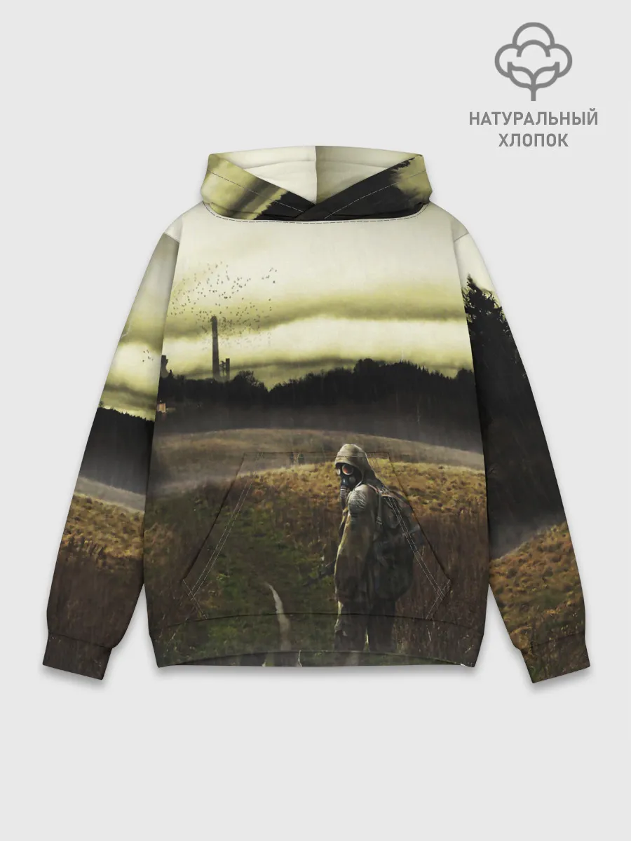 Худи мужской база хлопок / STALKER