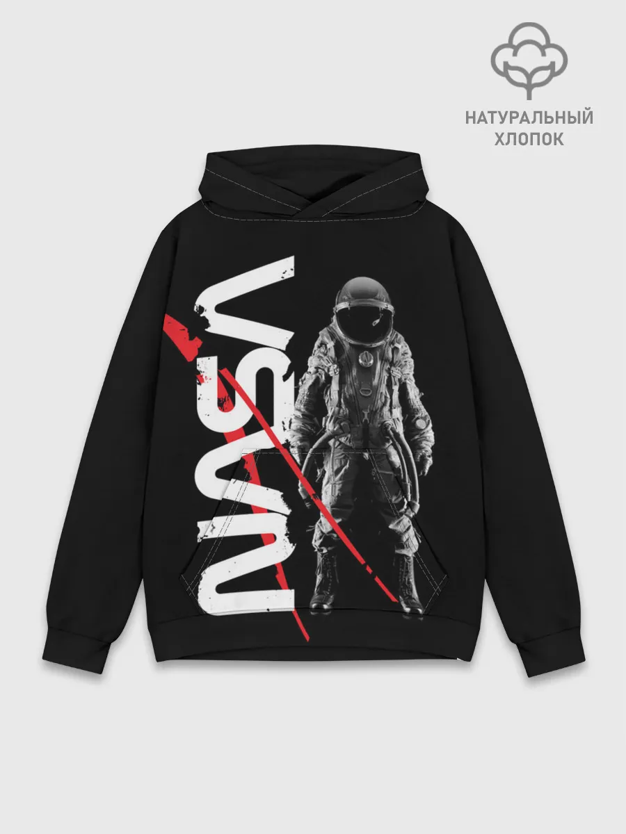Худи мужской база хлопок / Nasa austronaut