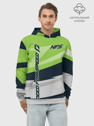 Худи мужской база хлопок / Need for Speed